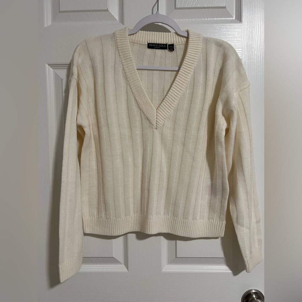 Brave Soul sweater in cream